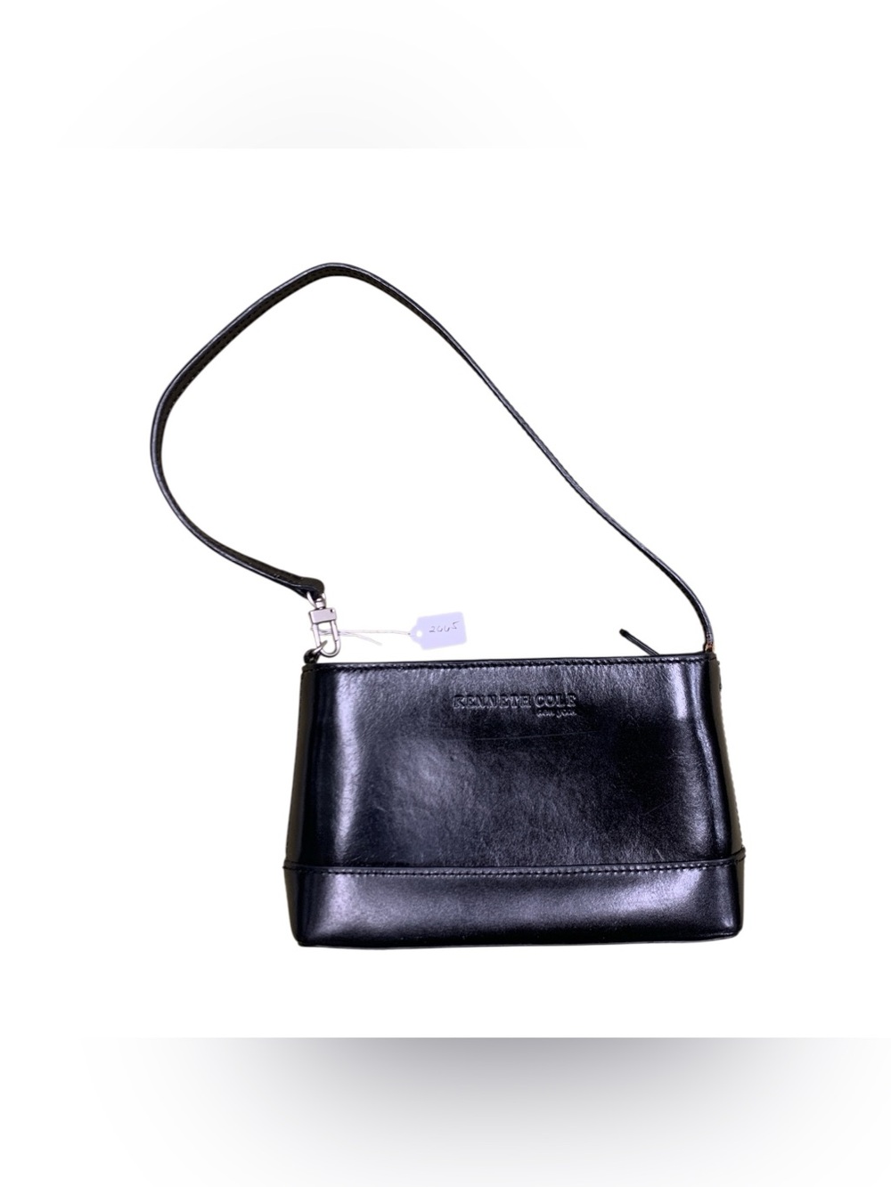Kenneth Cole New York Black Leather Shoulder Bag